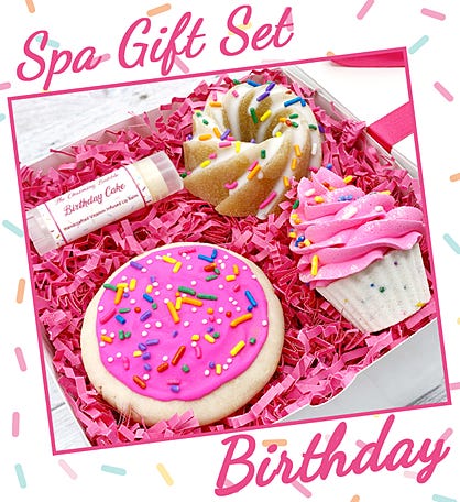 Birthday Bath Bomb Medium Gift Set